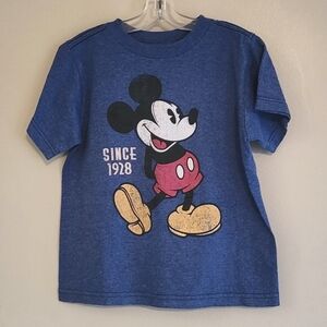 Disney classic Mickey Mouse design blue tee shirt